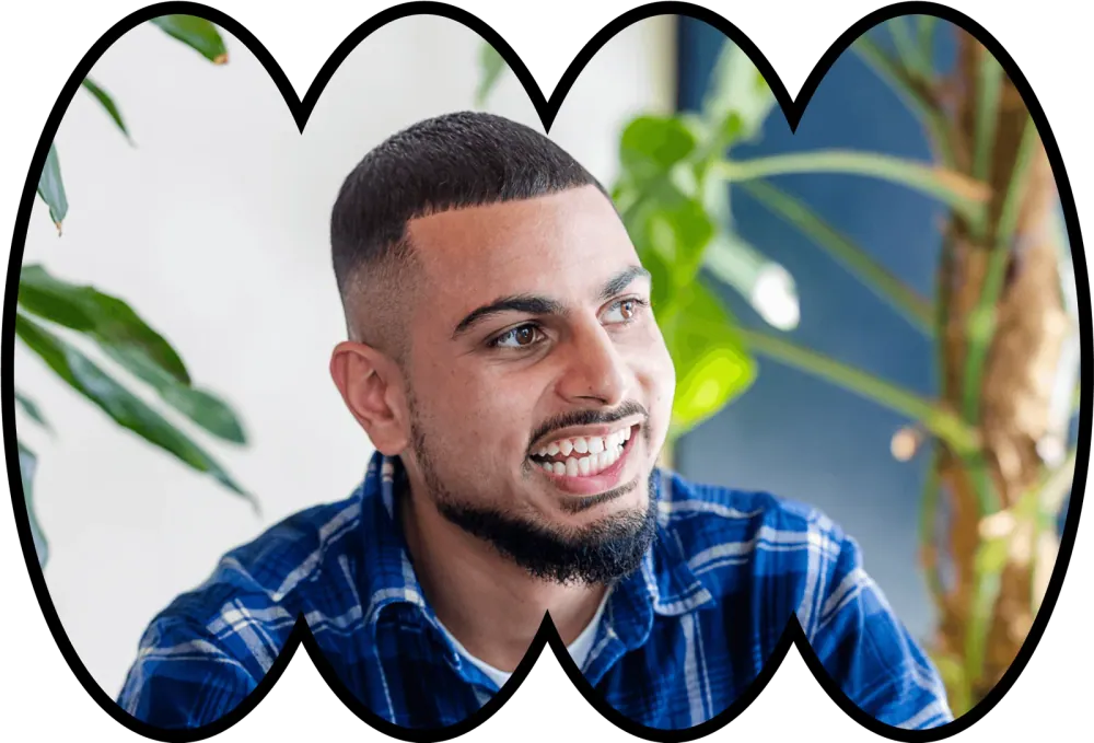 Furquan smiling