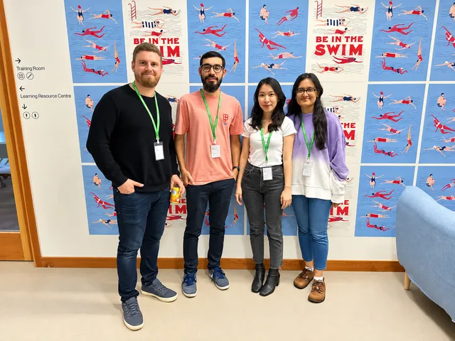 The team behind the portfolio night