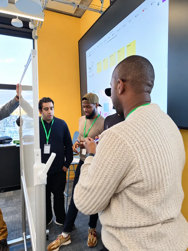 Talking through solutions between rounds