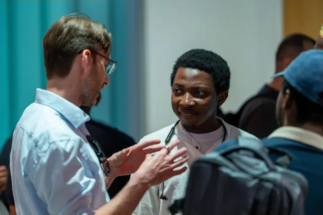 Conversations after the talks in Doha