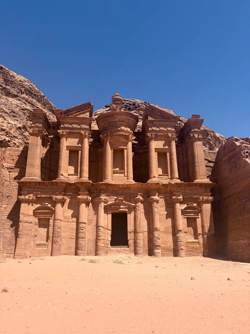 📍 Petra, Jordan · The Monastery, after the climb